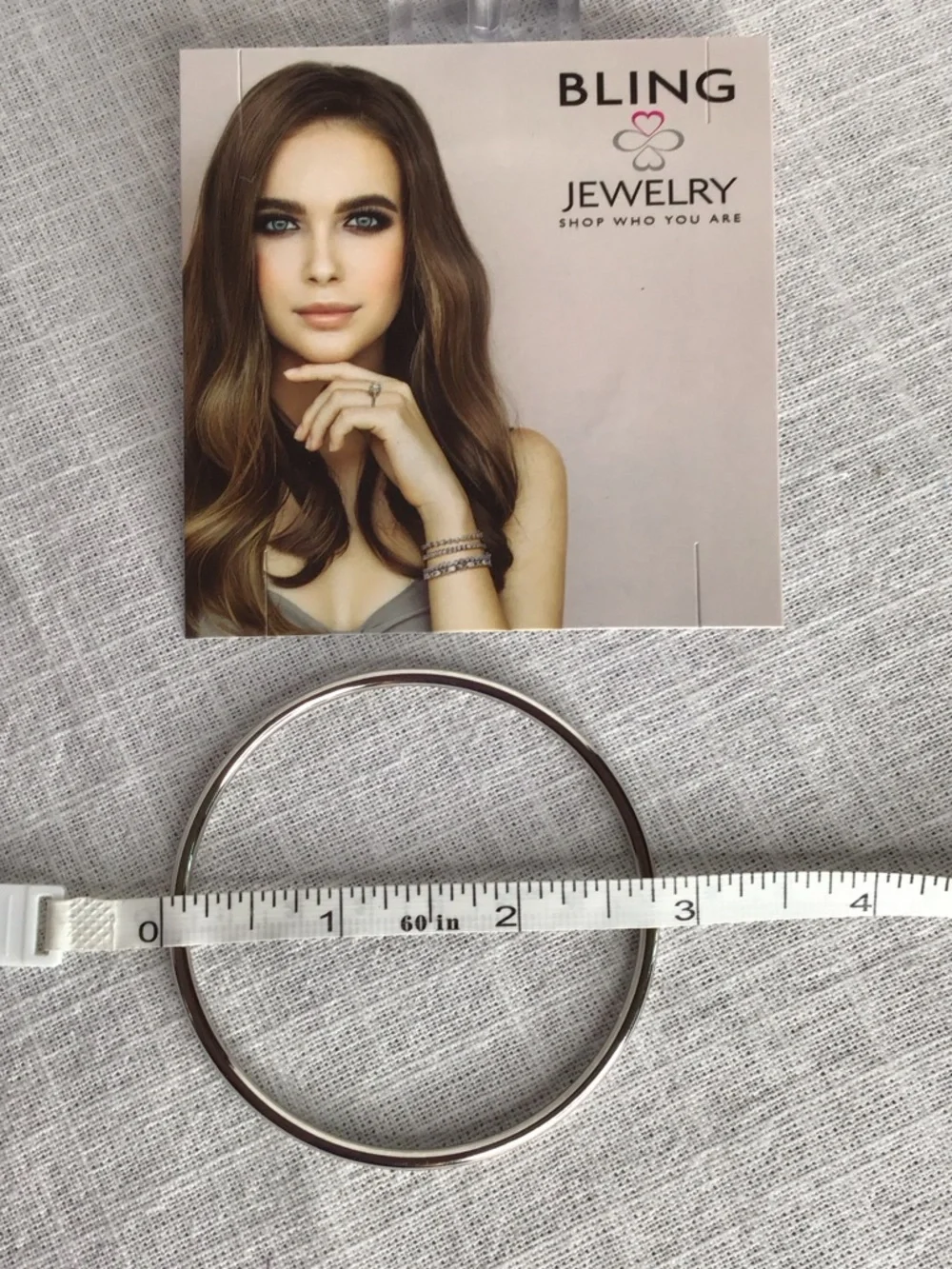 Bling Jewelry Sterling Silver Thin Bangle Bracelet